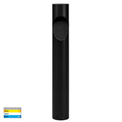 Havit Lighting Fedor Round Aluminium Black Tri Colour LED Bollard Light