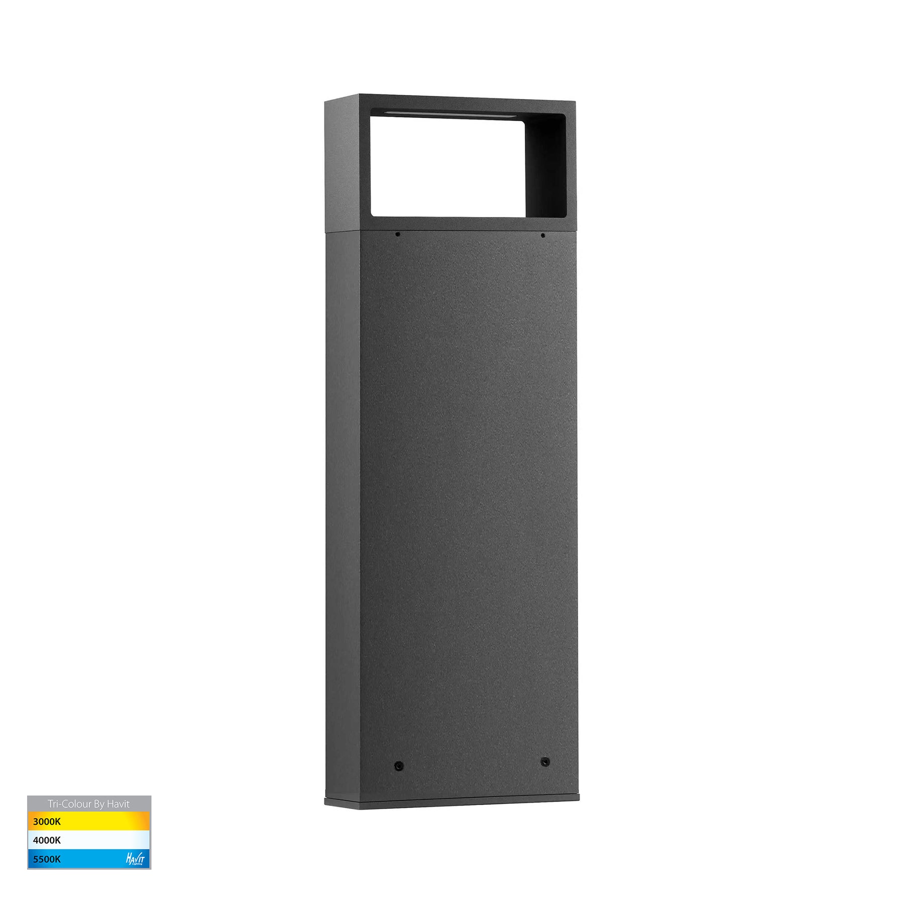 Havit Lighting Cadrado Black LED Bollard Light