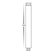 Havit Lighting Noray 970mm Black LED Bollard Light