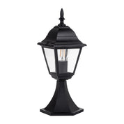 Havit Lighting Newark Aluminium Black 4 Panel Pillar Light