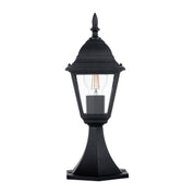 Havit Lighting Newark Aluminium Black 4 Panel Pillar Light