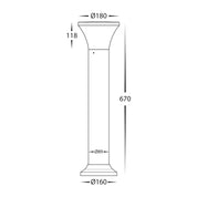 Havit Lighting Favara Polycarbonate LED Bollard Light