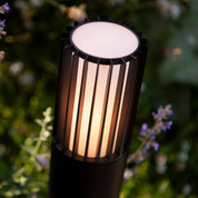 Havit Lighting Tenac Aluminium Black Tri Colour LED Bollard Light