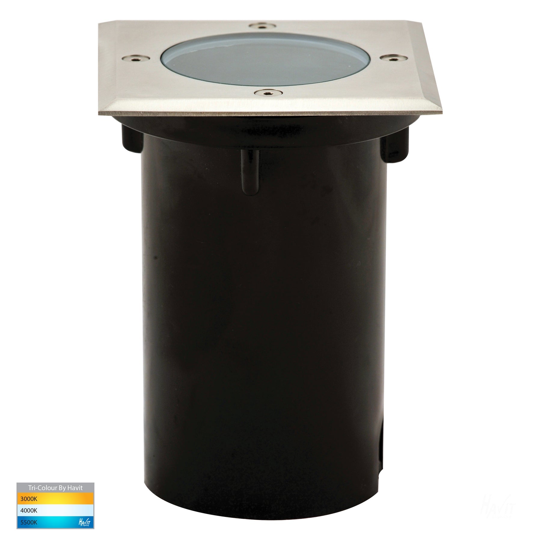 Havit Lighting Metro Square 316 Stainless Steel TRI Colour Inground Lights