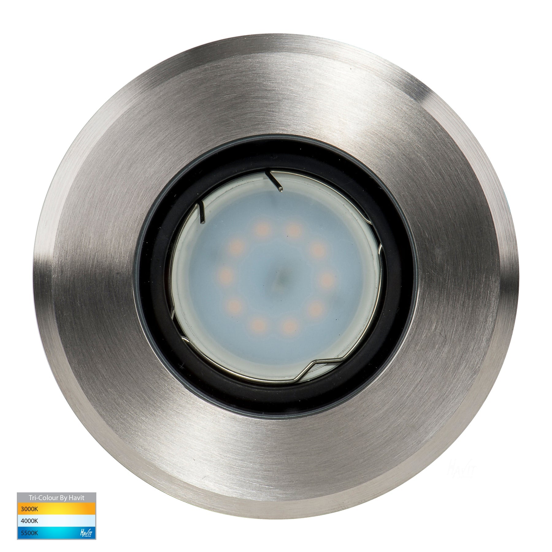 Havit Lighting Luta 316 Stainless Steel TRI Colour Adjustable Inground Light