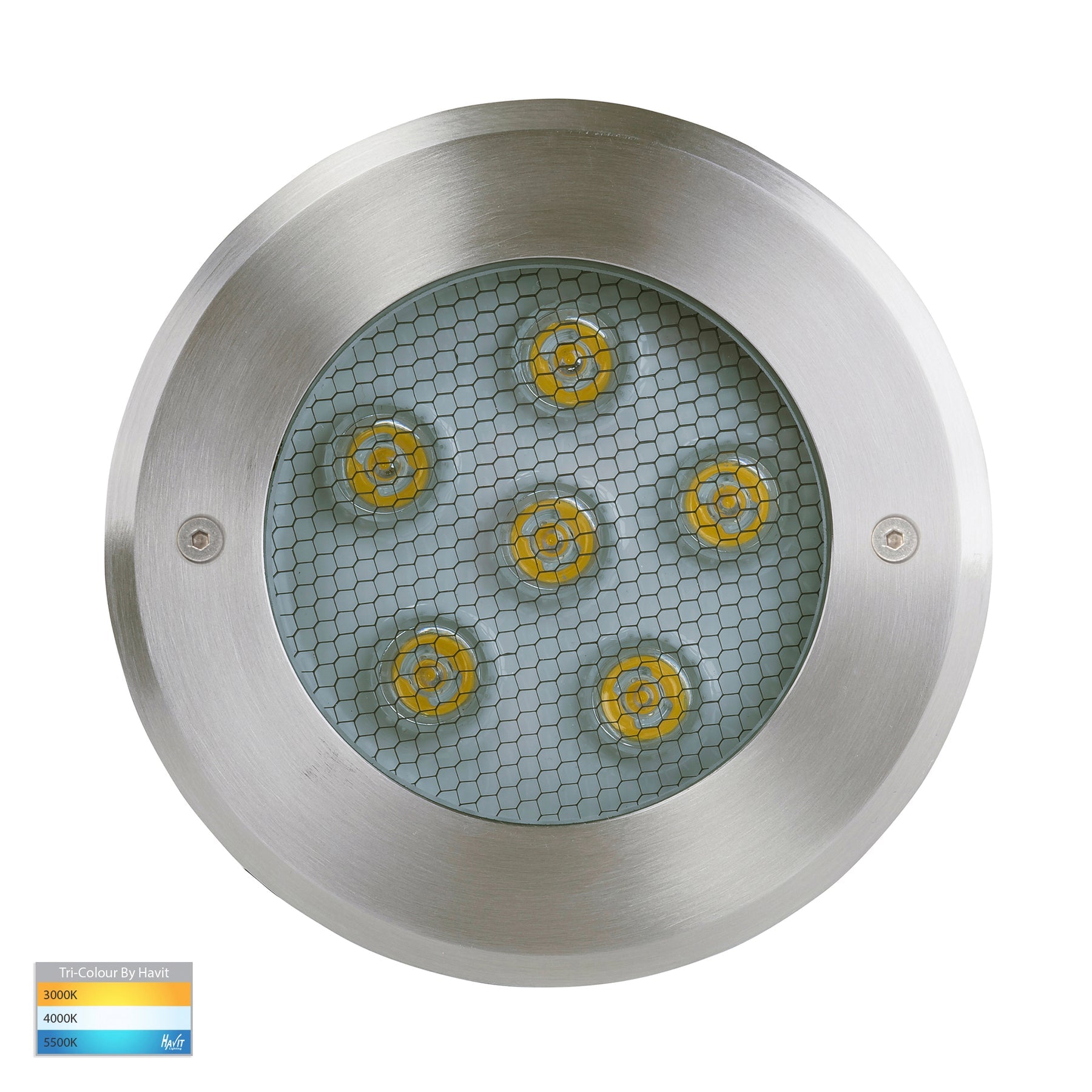 Havit Lighting Split 316 Stainless Steel TRI Colour 5w LED Inground Light