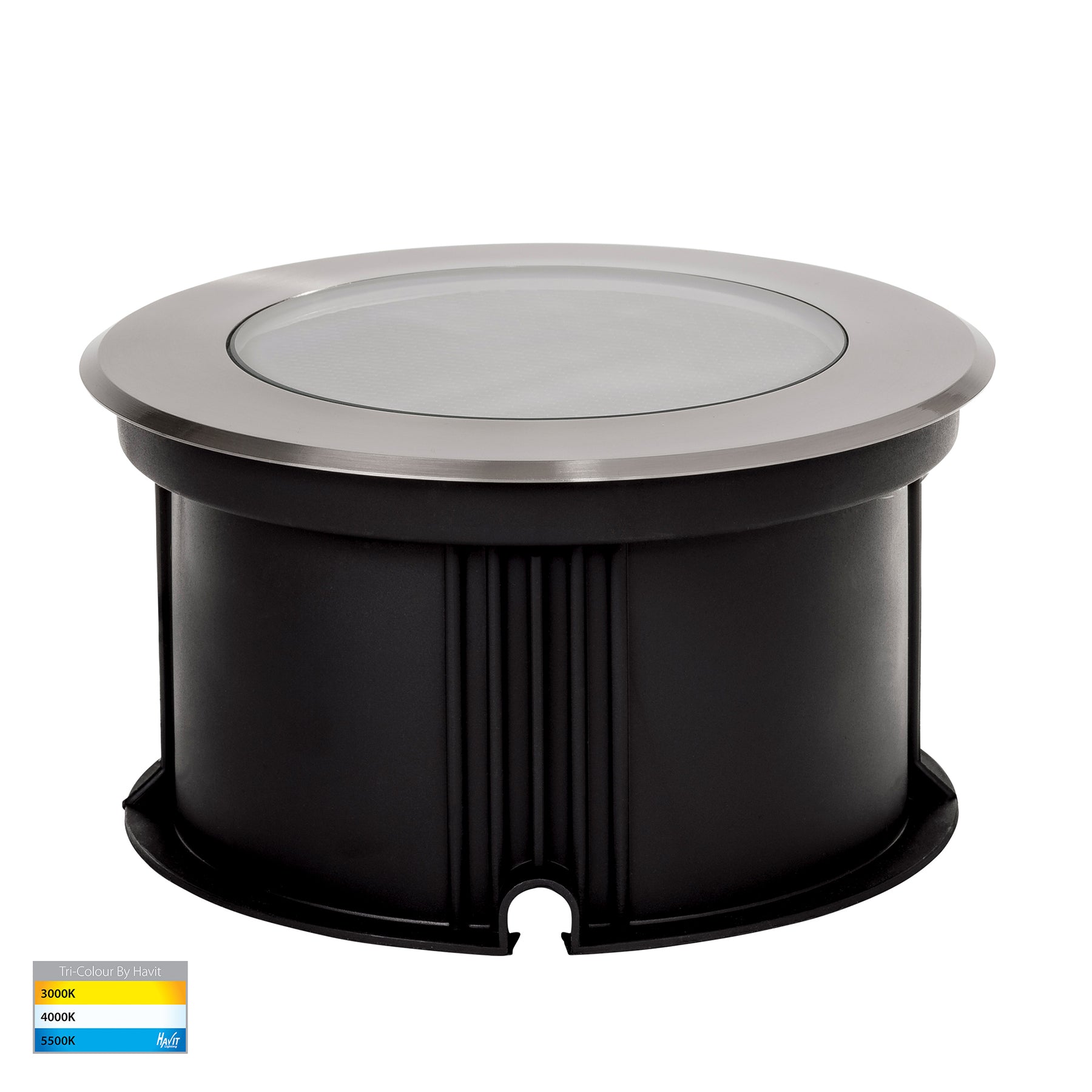 Havit Lighting Split 316 Stainless Steel TRI Colour 12w LED Inground Light