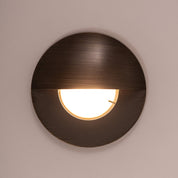 Havit Lighting Ollo Antique Brass TRI Colour LED Step Light With Eyelid