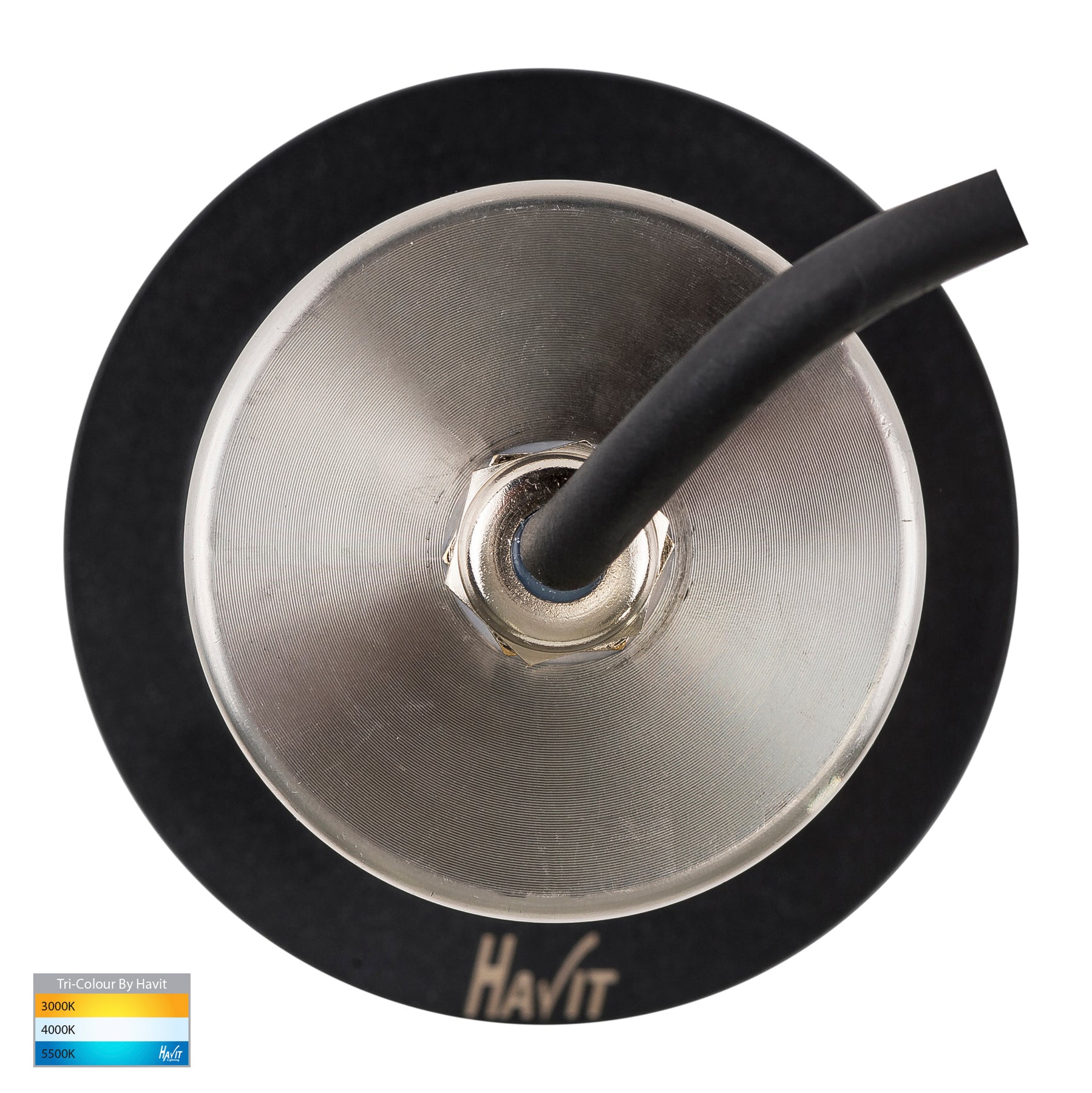 Havit Lighting Ollo Black TRI Colour LED Step Light With Eyelid