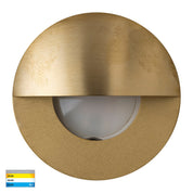 Havit Lighting Ollo Brass TRI Colour LED Step Light With Eyelid