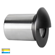 Havit Lighting Ollo Graphite Coloured Brass TRI Colour LED Step Light With Eyelid