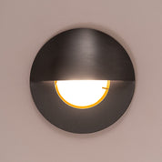 Havit Lighting Ollo Graphite Coloured Brass TRI Colour LED Step Light With Eyelid