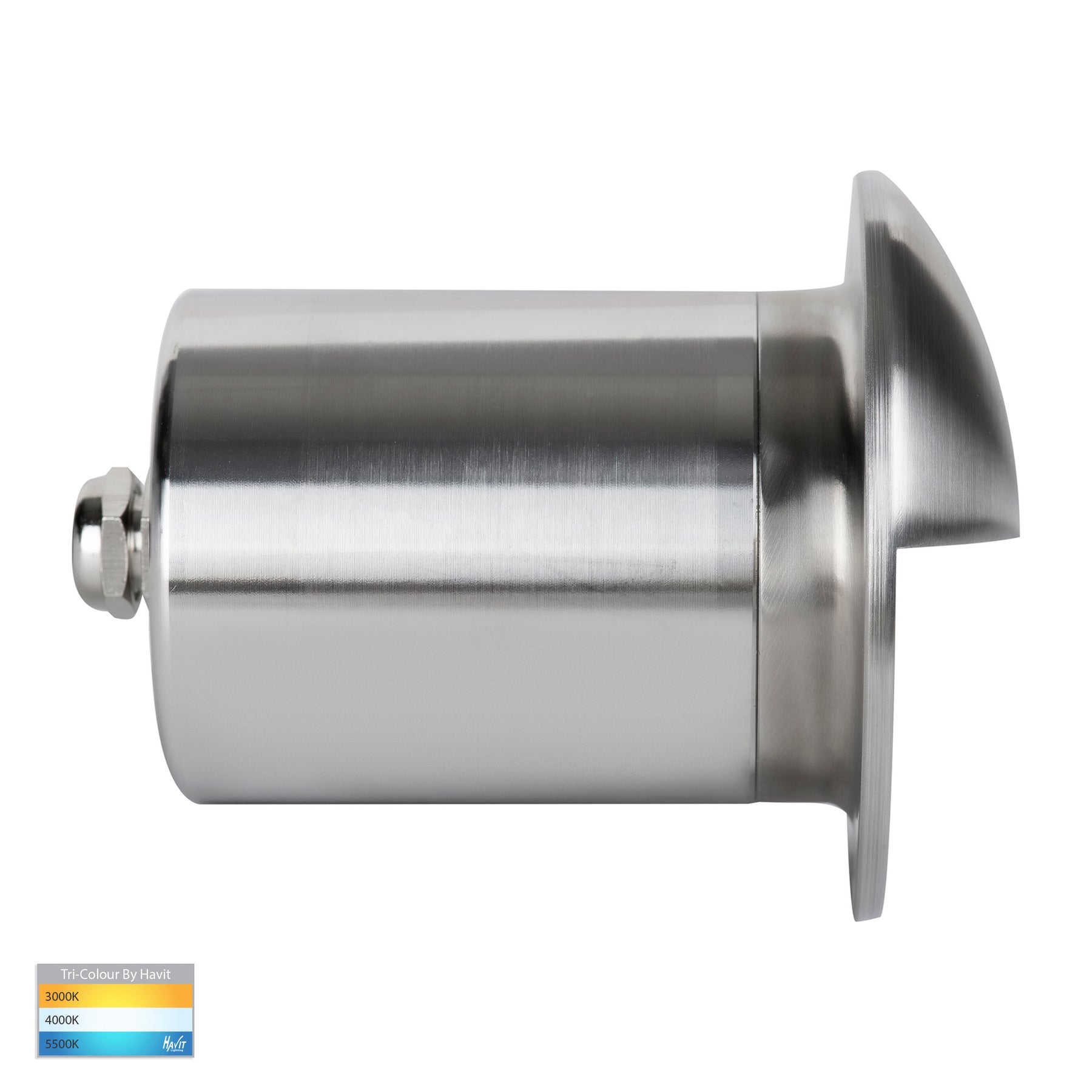 Havit Lighting Ollo 316 Stainless Steel TRI Colour LED Step Light With Eyelid