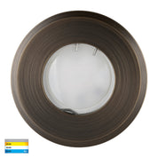 Havit Lighting Ollo Antique Brass TRI Colour LED Wall or Inground Light