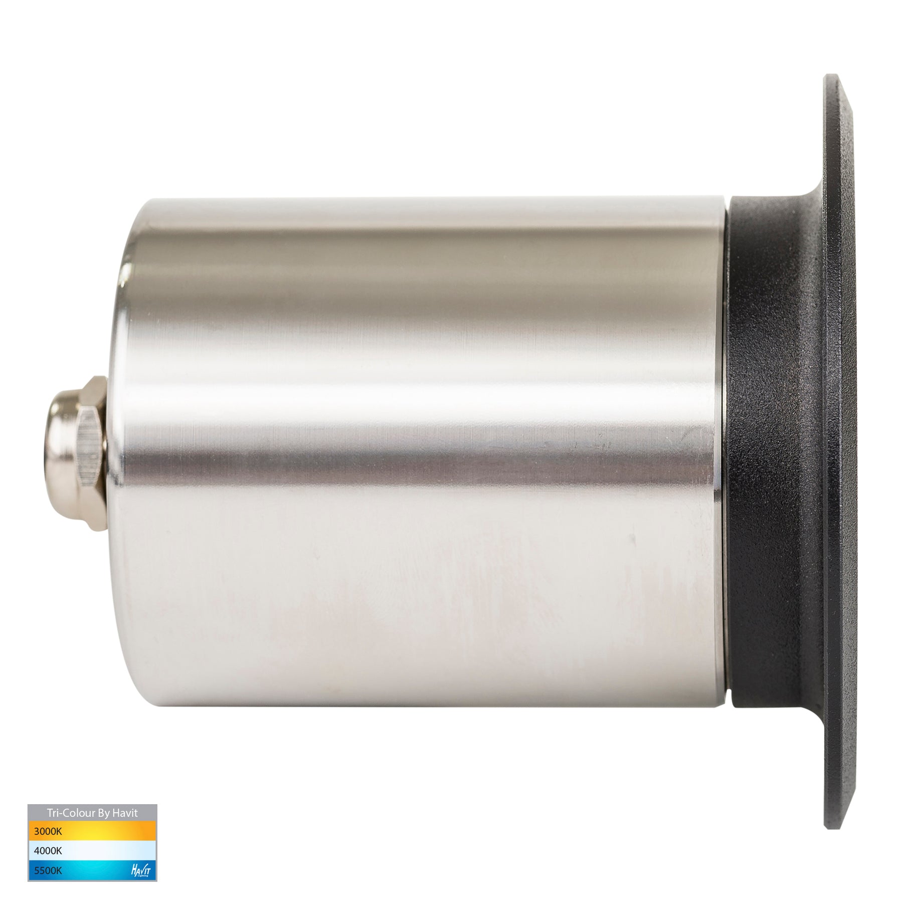 Havit Lighting Ollo Black TRI Colour LED Step or Inground Light