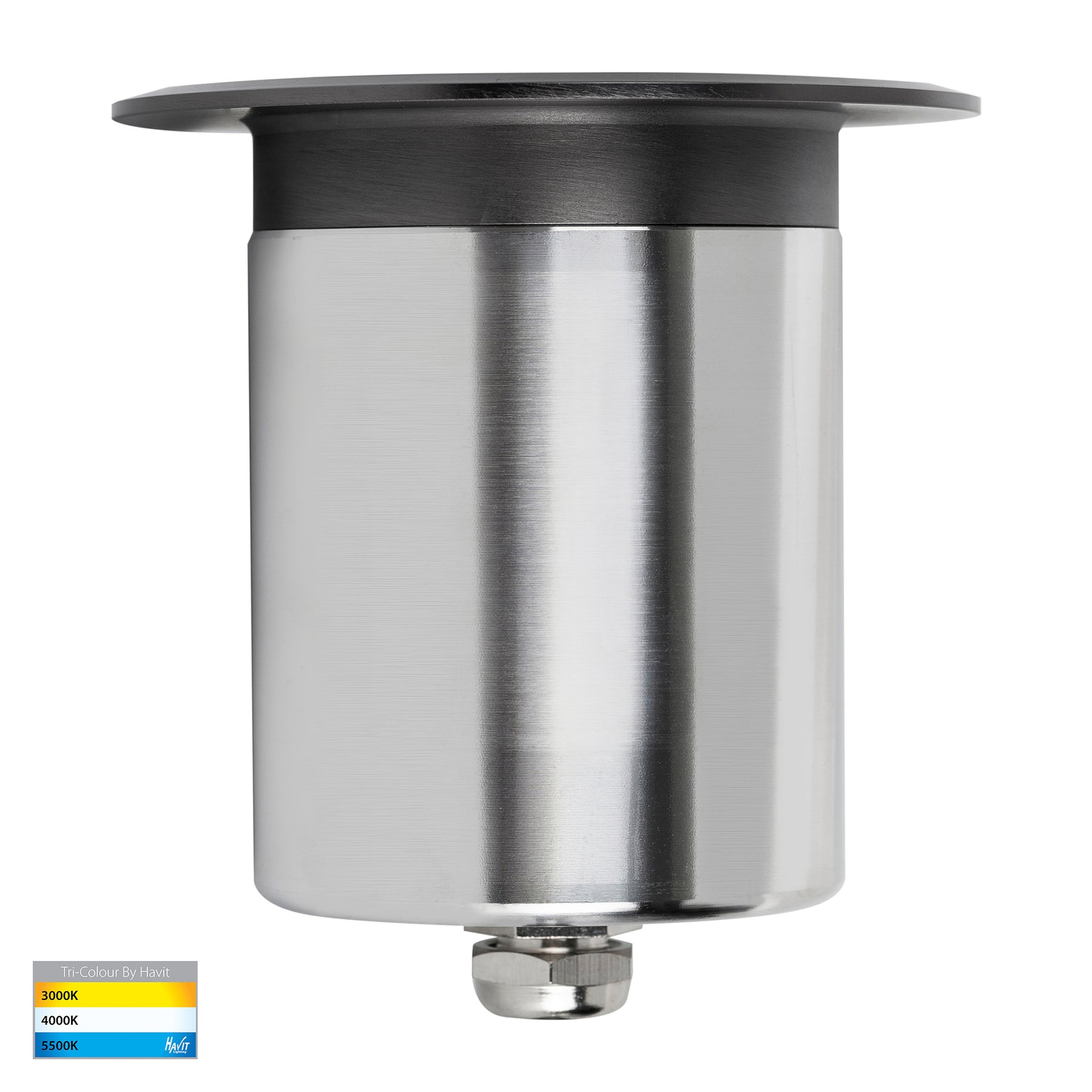 Havit Lighting Ollo Graphite Coloured Brass TRI Colour LED Wall or Inground Light