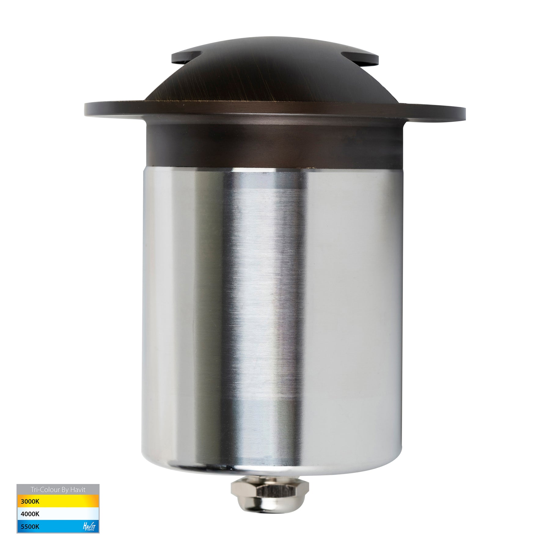 Havit Lighting Viale Antique Brass TRI Colour LED Double Driveway Light