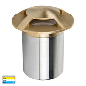 Havit Lighting Viale Brass TRI Colour LED Four Way Driveway Light