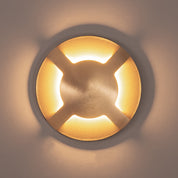 Havit Lighting Viale Brass TRI Colour LED Four Way Driveway Light