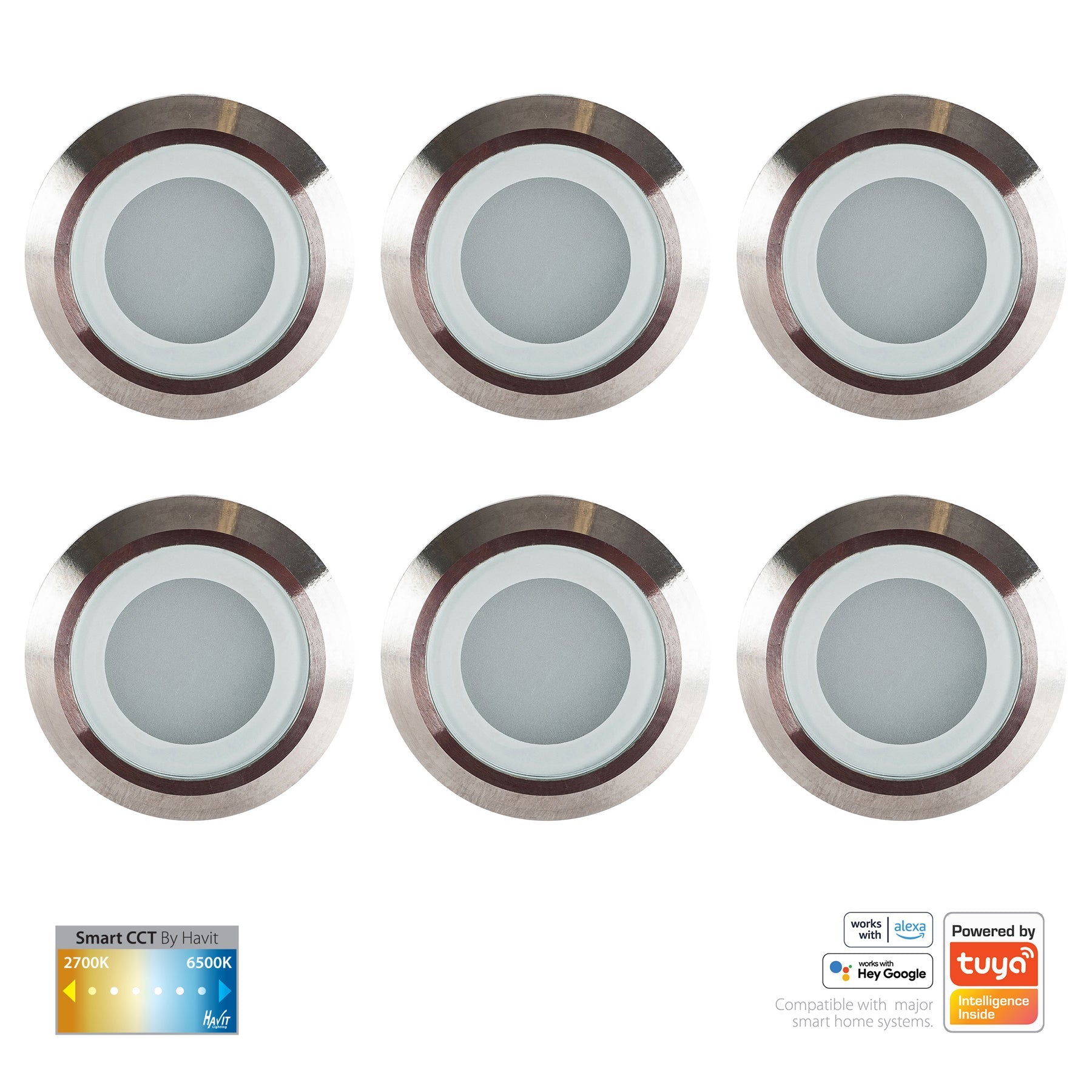 Havit Lighting Flame 316 Stainless Steel CCT Deck Lights