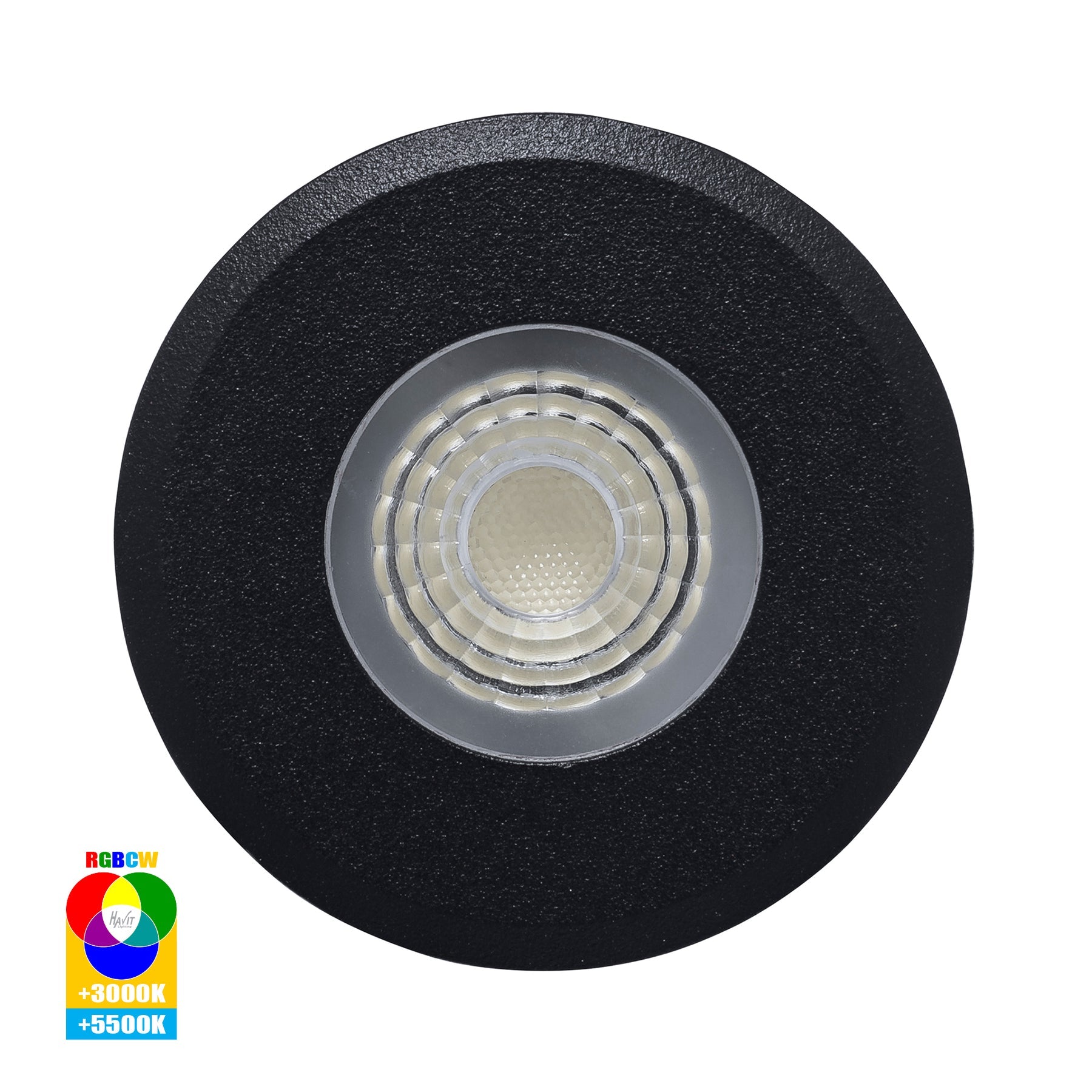 Havit Lighting Elite RGBCW Black Aluminium LED Deck or Inground Lights