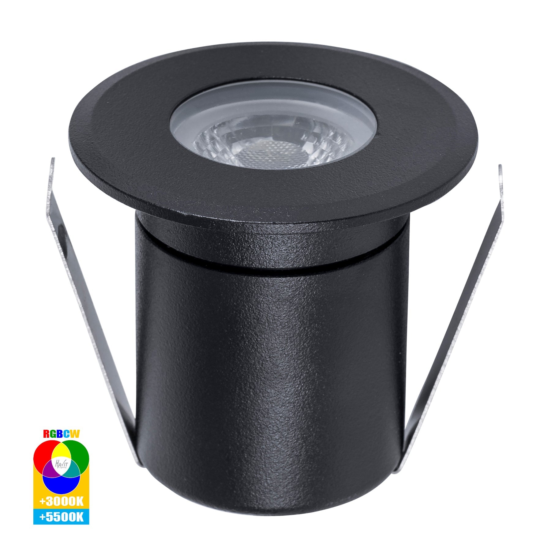 Havit Lighting Elite RGBCW Black Aluminium LED Deck or Inground Lights