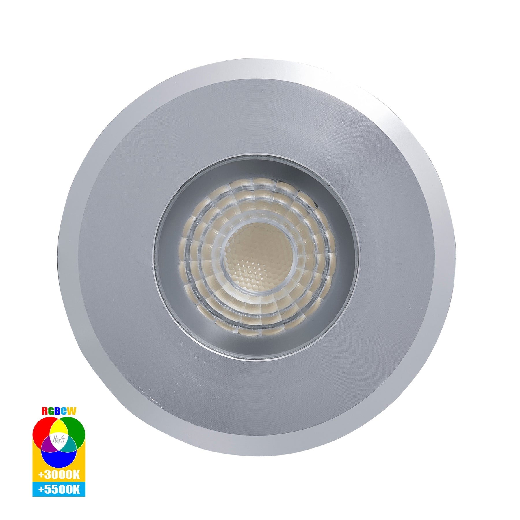 Havit Lighting Elite RGBCW Silver Aluminium LED Deck or Inground Lights
