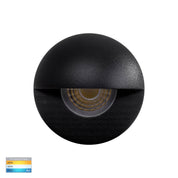 Havit Lighting Elite Black Aluminium LED Wall or Step Light with Eyelid