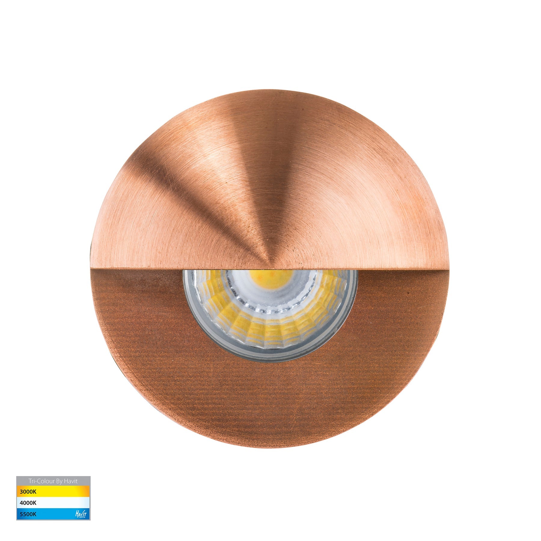 Havit Lighting Mini Ollo Copper LED Step Light with Eyelid