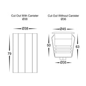 Havit Lighting Dek 316 Stainless Steel LED Deck or Inground Light