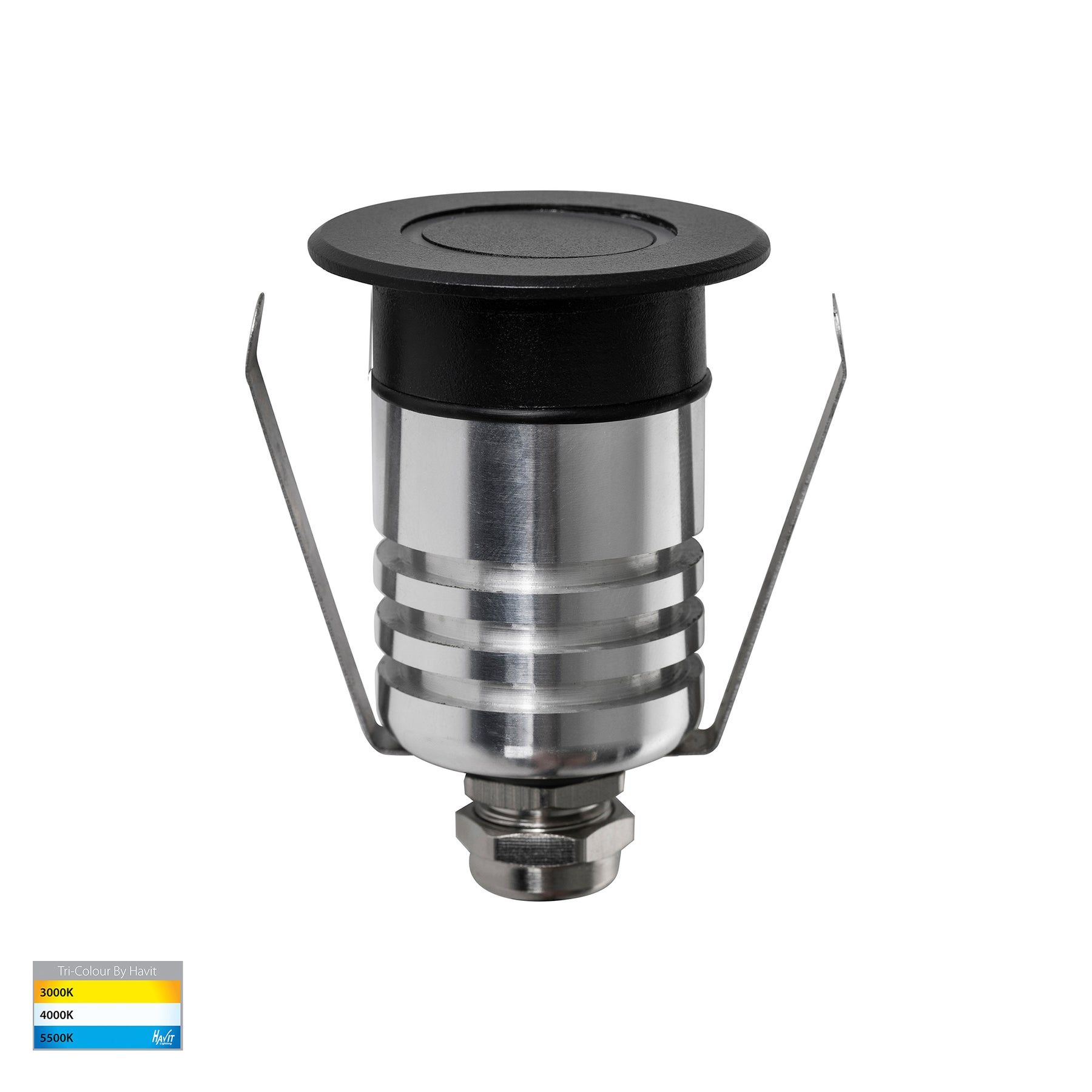 Havit Lighting Brillo Black Aluminium LED Wall or Inground Light