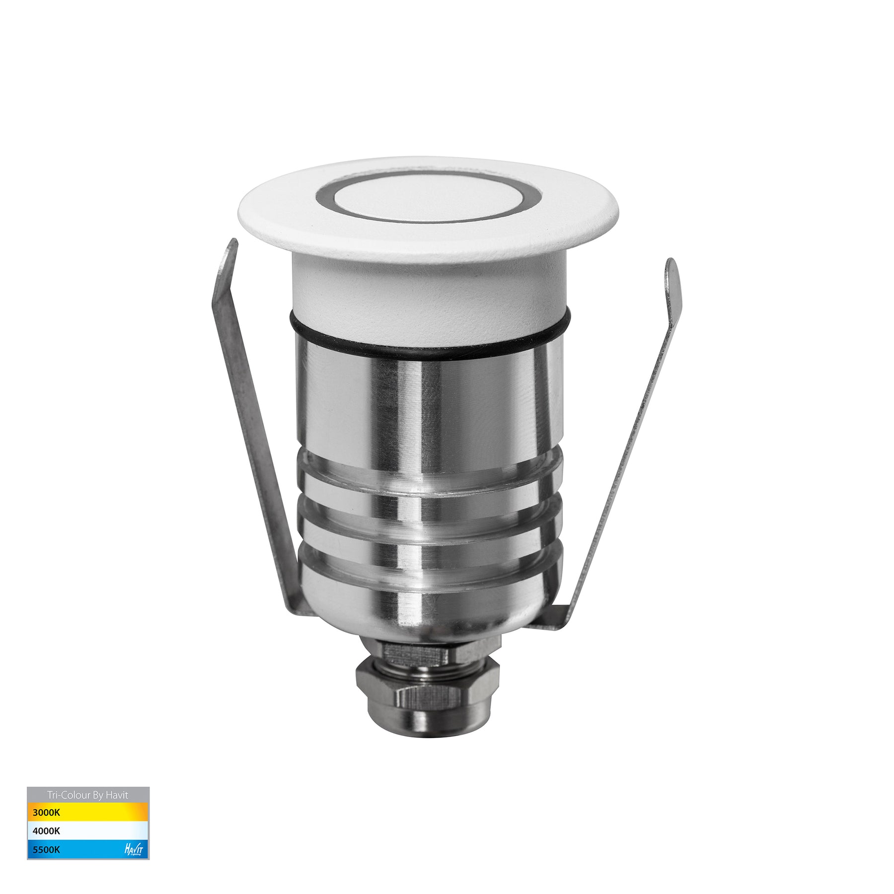 Havit Lighting Brillo White Aluminium LED Wall or Inground Light