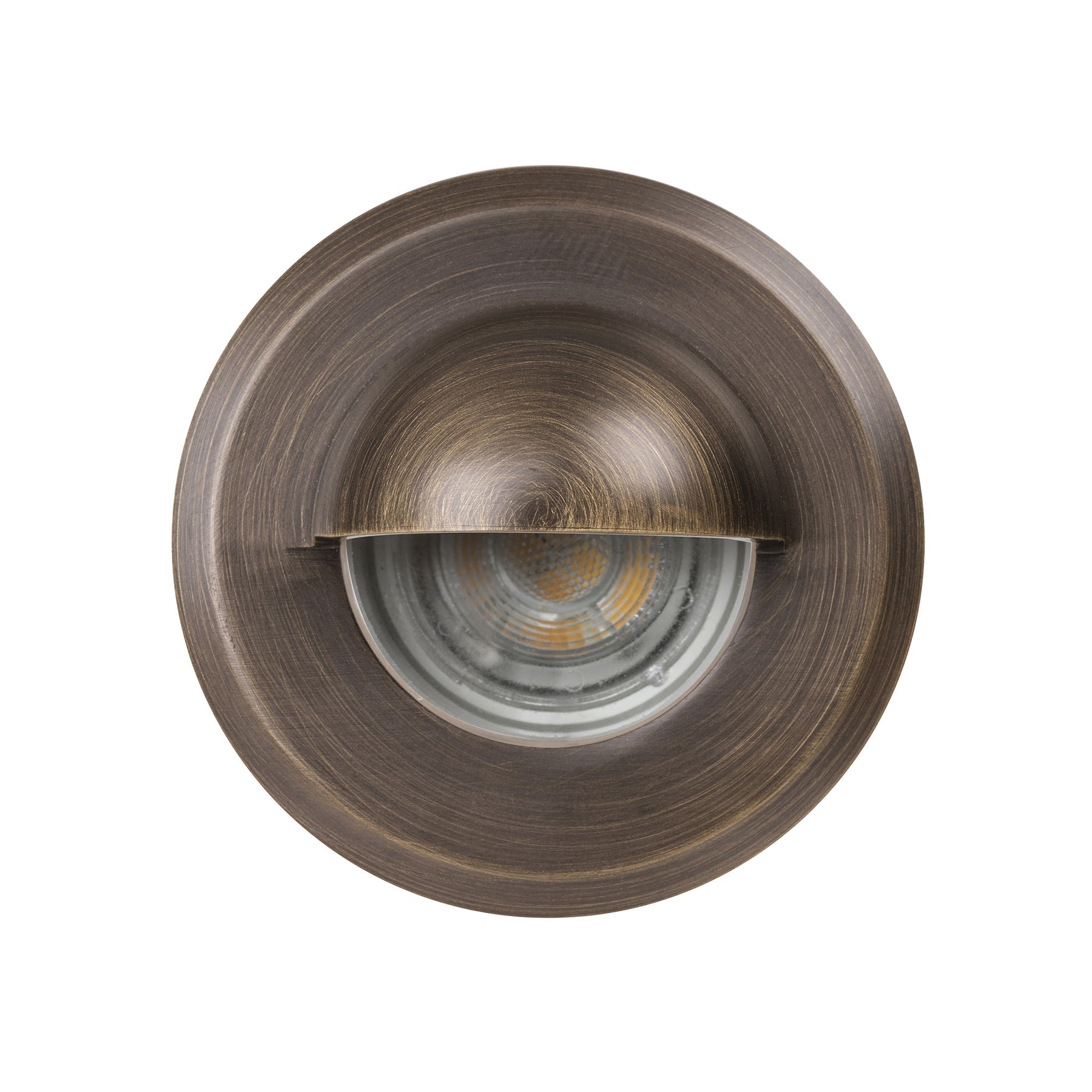 Havit Lighting Lokk Antique Brass LED Wall Light with Eyelid