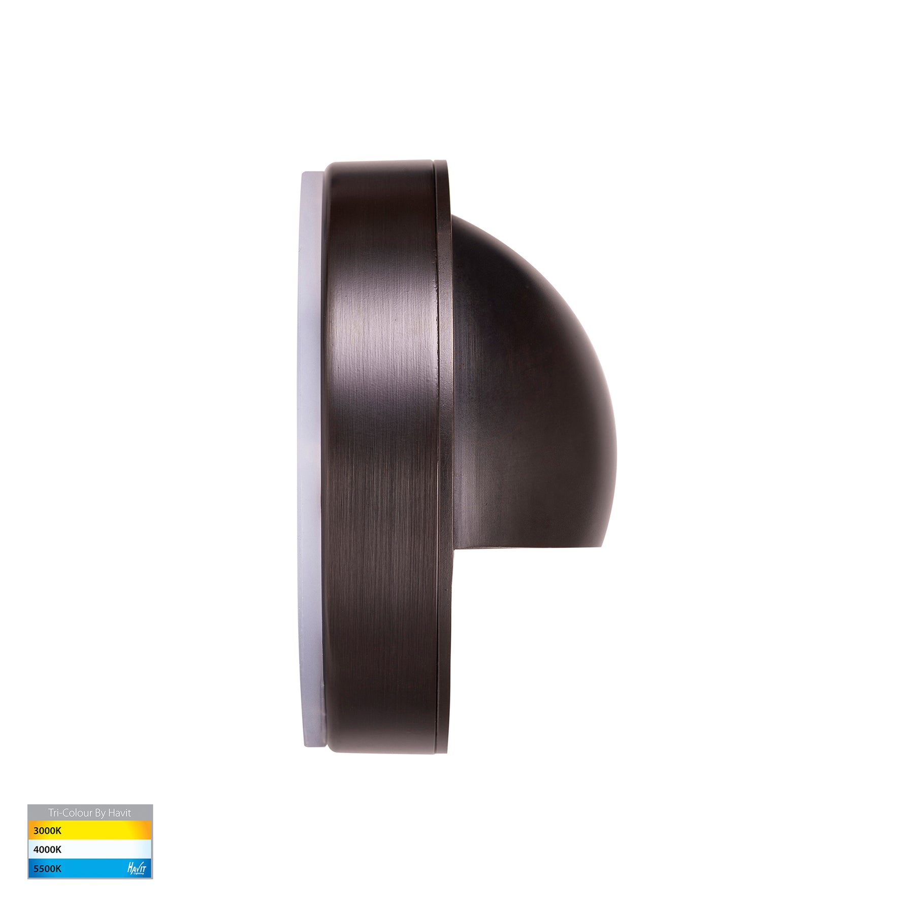 Havit Lighting Pinta Antique Brass Step Lights with Eyelid