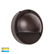 Havit Lighting Pinta Antique Brass Step Lights with Eyelid