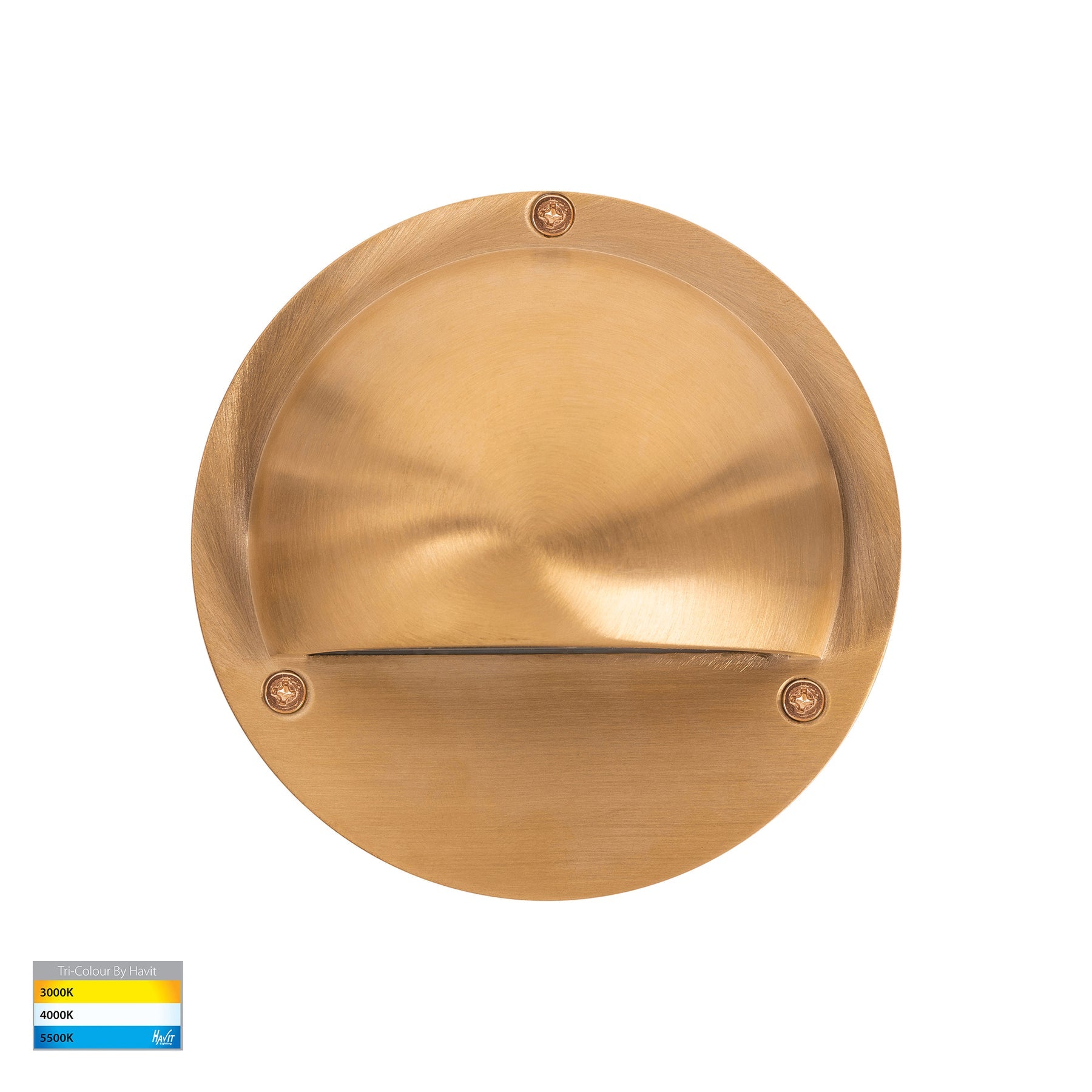 Havit Lighting Pinta Solid Brass Step Lights with Eyelid