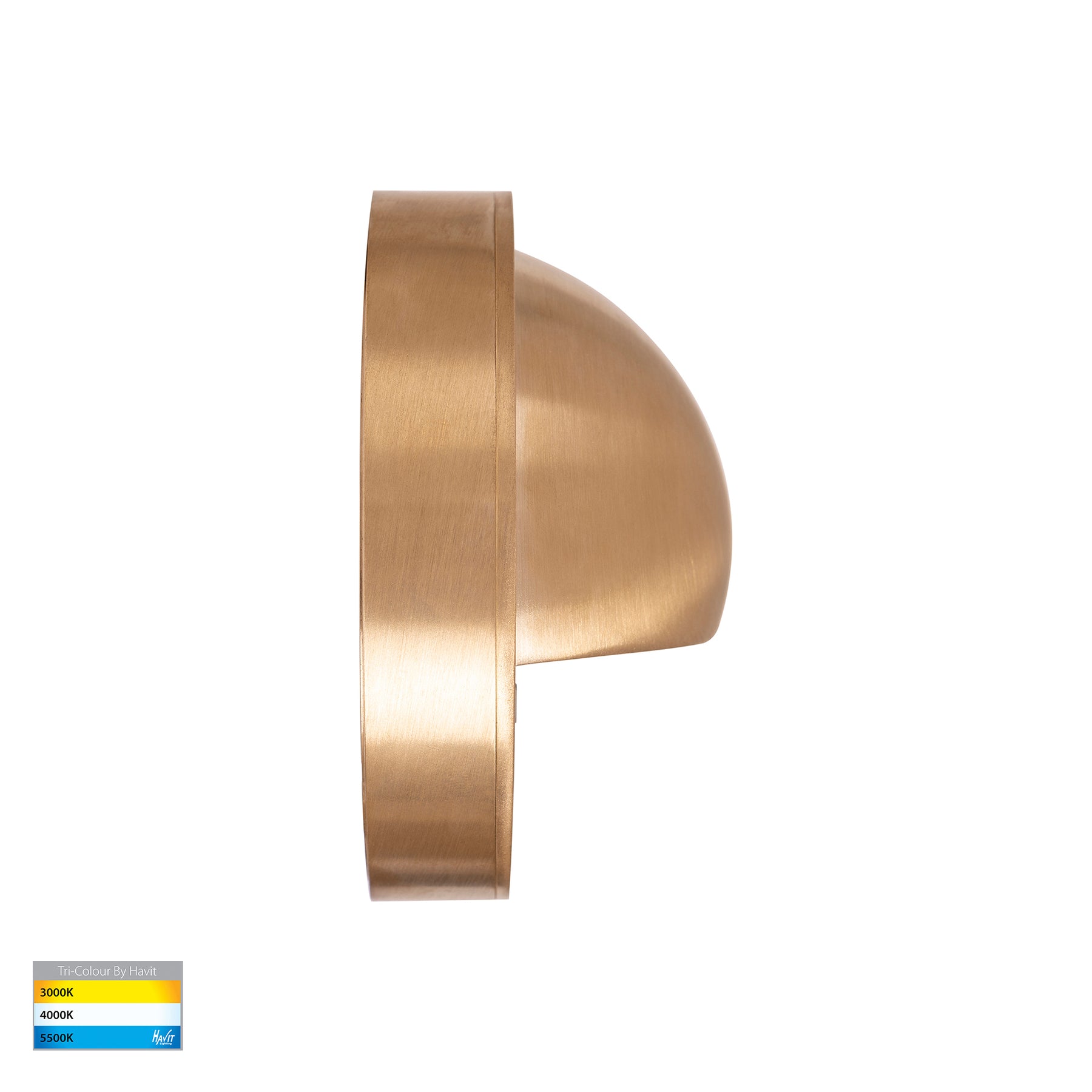 Havit Lighting Pinta Solid Brass Step Lights with Eyelid
