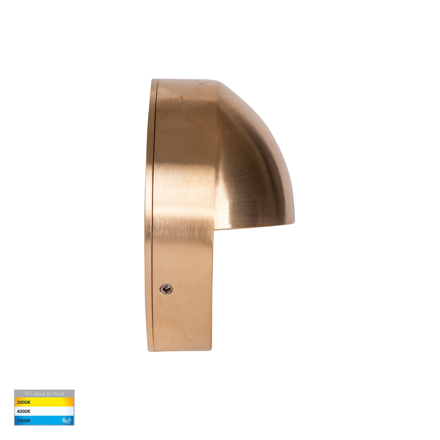 Havit Lighting Veko Solid Brass Step Lights with Eyelid