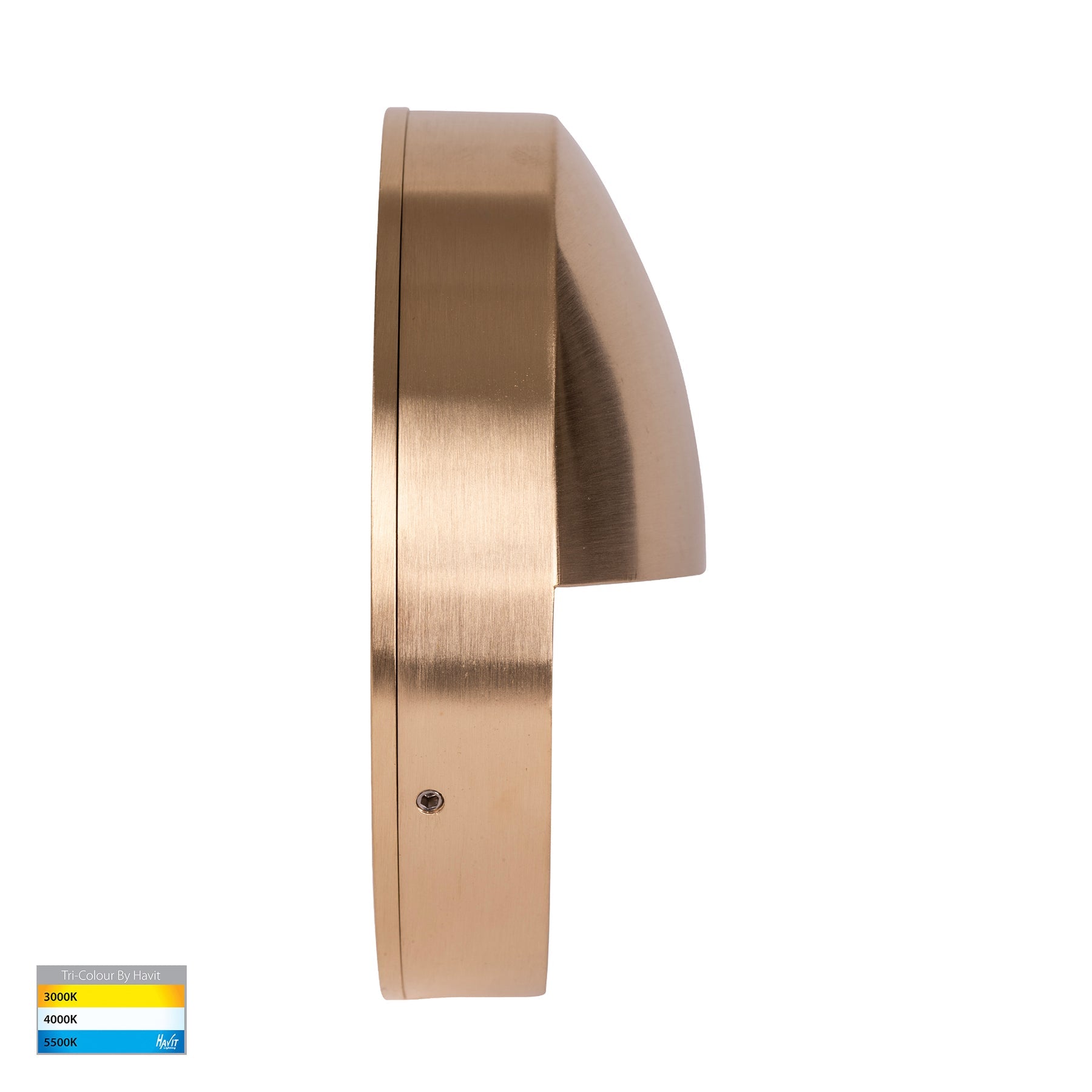 Havit Lighting Veko Solid Brass Step Lights with Eyelid