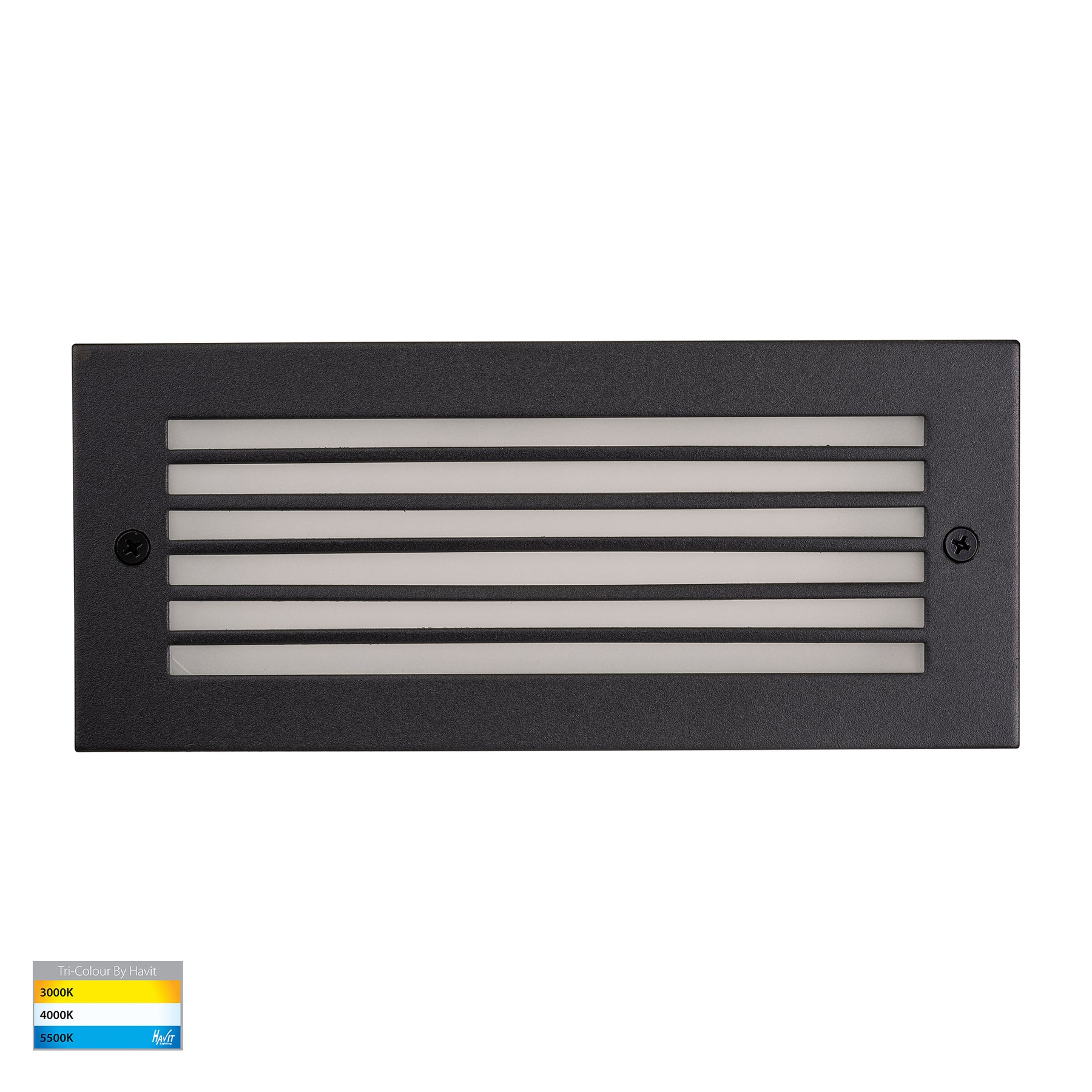 Havit Lighting Bata Black LED Brick Light with Grill
