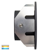 Havit Lighting Reces Black Round TRI Colour Recessed LED Step Light