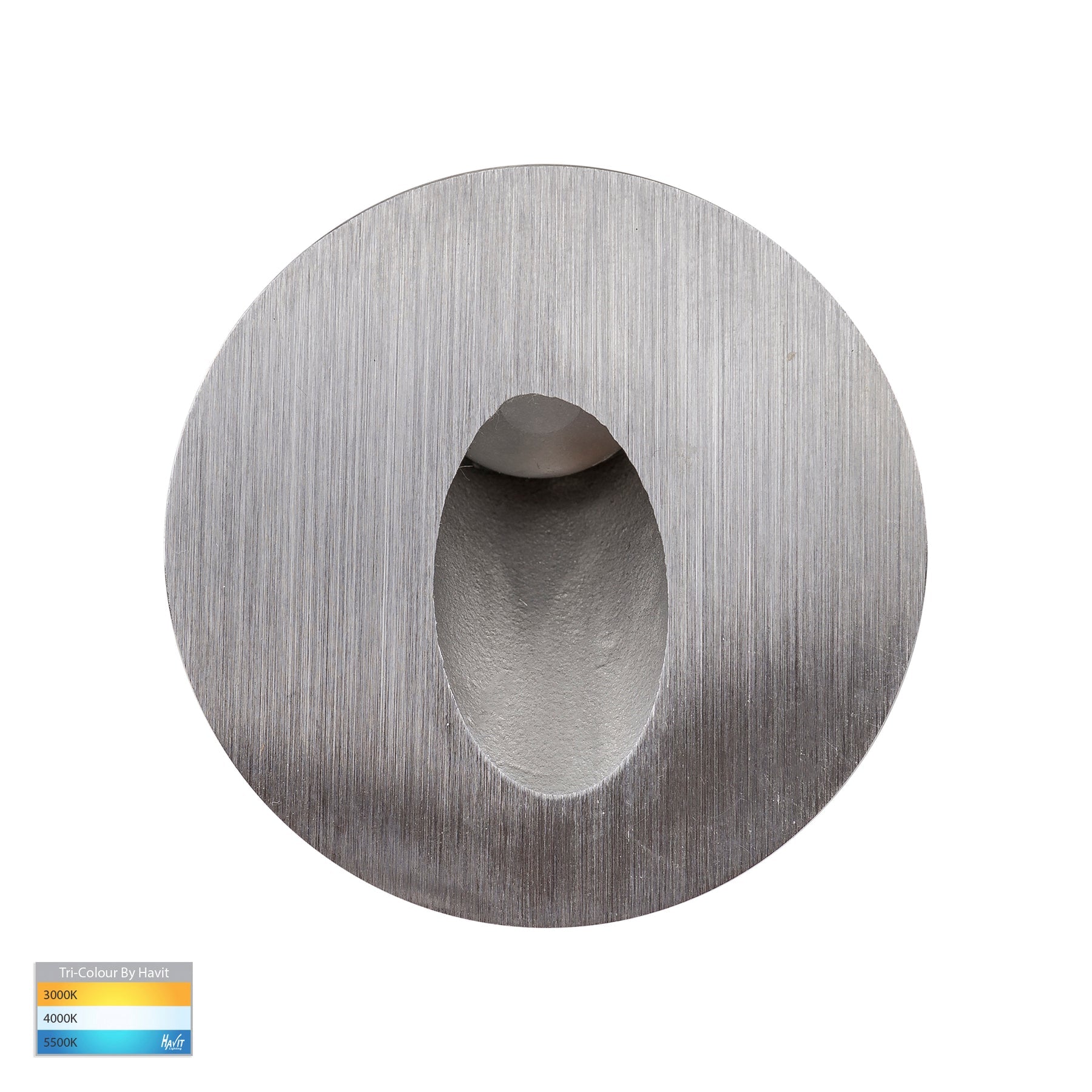 Havit Lighting Mini Reces 316 Stainless Steel Round TRI Colour Recessed LED Step Light
