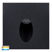 Havit Lighting Reces Black Square TRI Colour Recessed LED Step Light