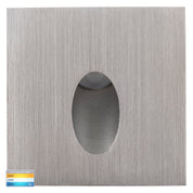 Havit Lighting Reces 316 Stainless Steel Square TRI Colour Recessed LED Step Light