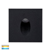 Havit Lighting Mini Reces Black Square TRI Colour Recessed LED Step Light