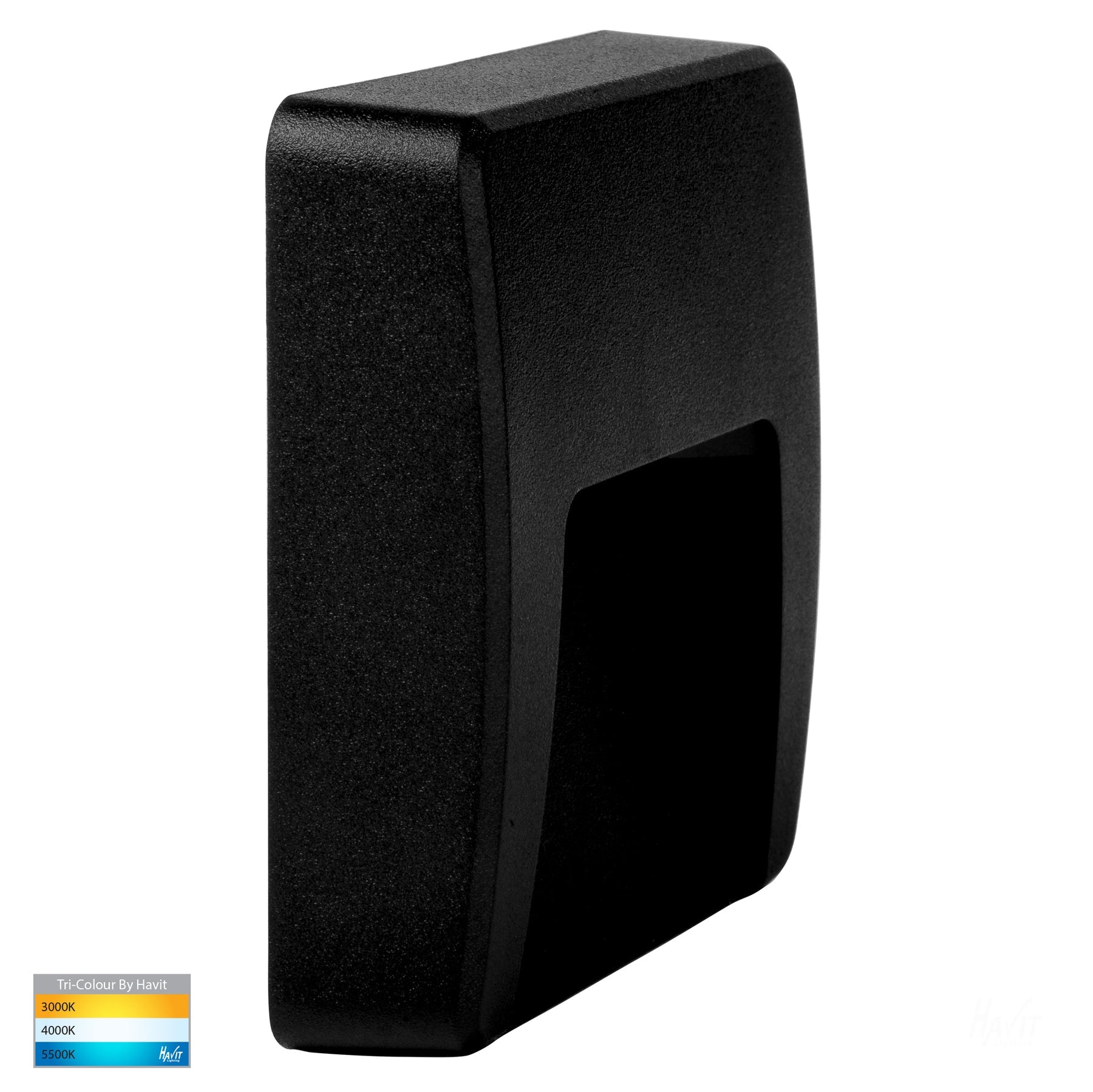 Havit Lighting Seefore Polycarbonate Black LED Step Light