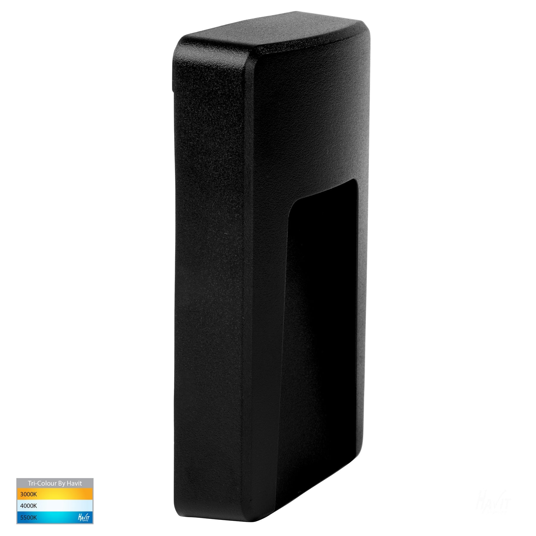 Havit Lighting Seefore Polycarbonate Black LED Step Light