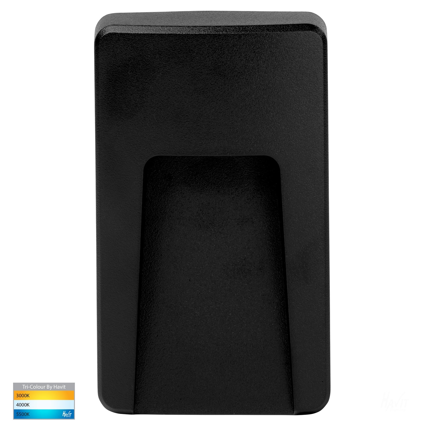 Havit Lighting Seefore Polycarbonate Black LED Step Light
