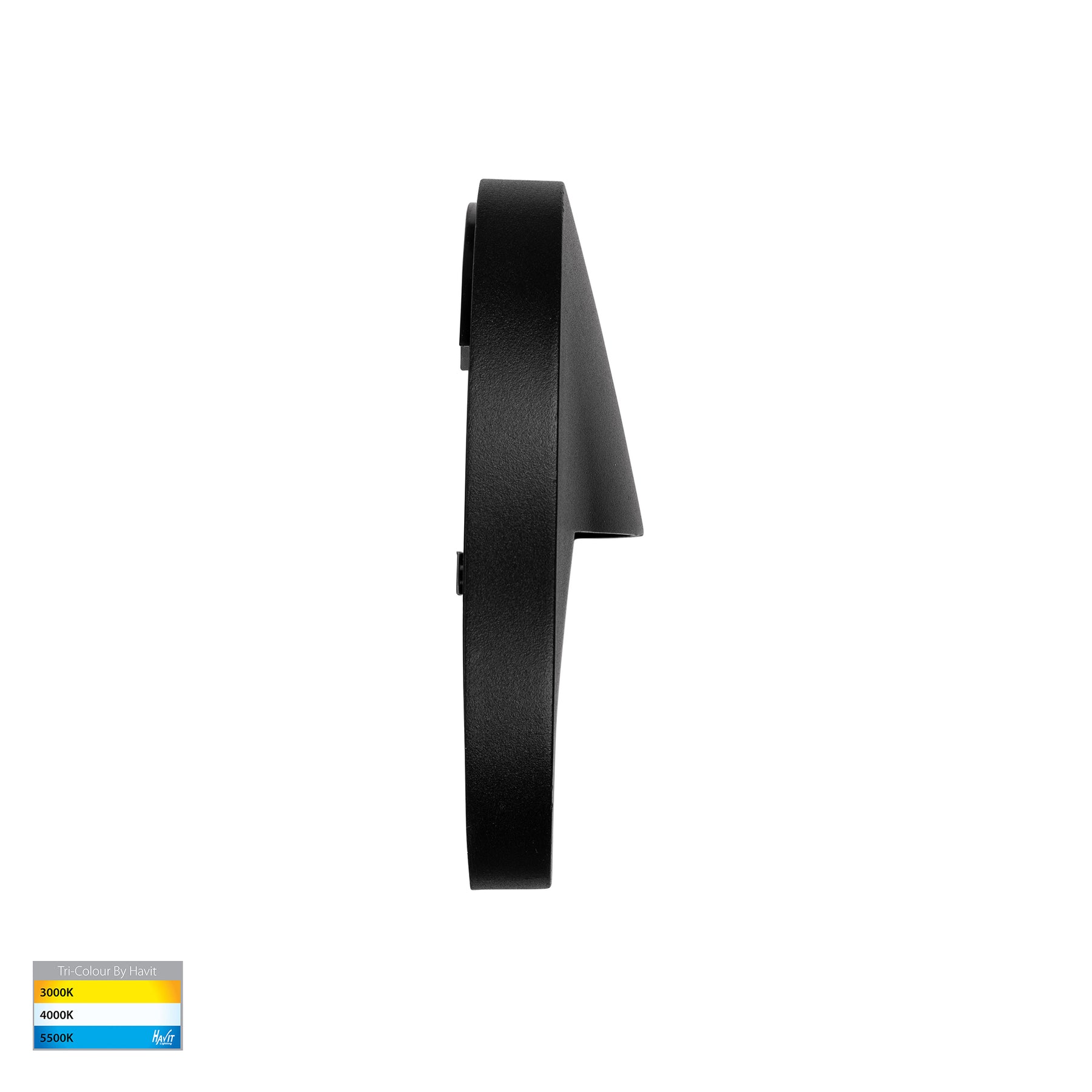 Havit Lighting Lisca Aluminium Black Round LED Wall Light