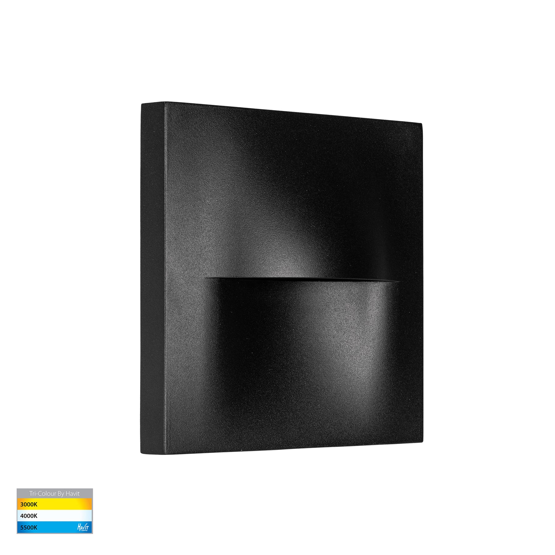 Havit Lighting Lisca Aluminium Black Square LED Wall Light